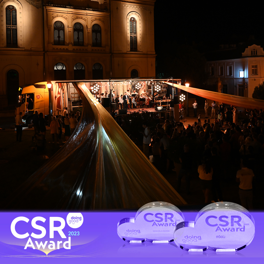 A Máltai Szimfónia kamionszínpad-koncertje nyerte a fődíjat a 4. DoingGood - CSR Awardon