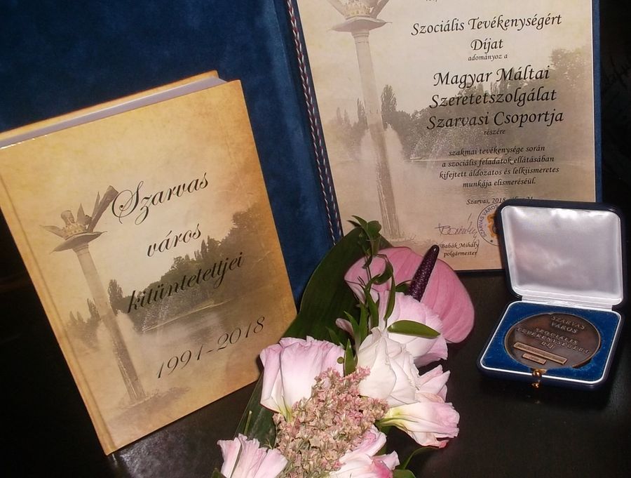 Városi kitüntetést kapott a Szarvasi Csoport