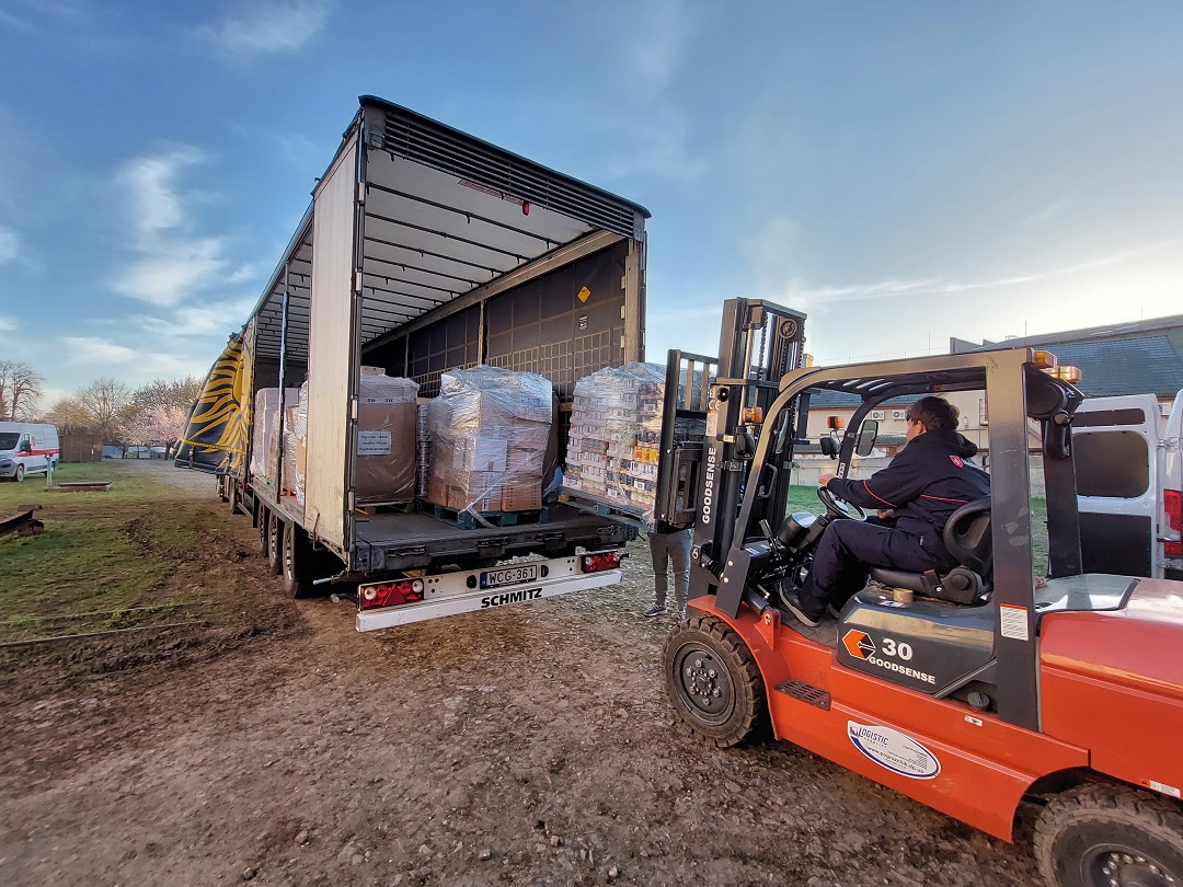 Újabb segélyszállítmányt vitt Ivano-Frankivszkba a Magyar Máltai Szeretetszolgálat