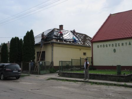 Segítség a jégvihar károsultjainak - 2016. június - Szabolcs megye