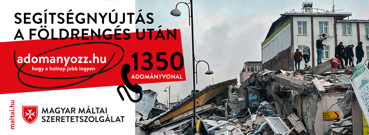 Gyűjtés a török és szír károsultak támogatására