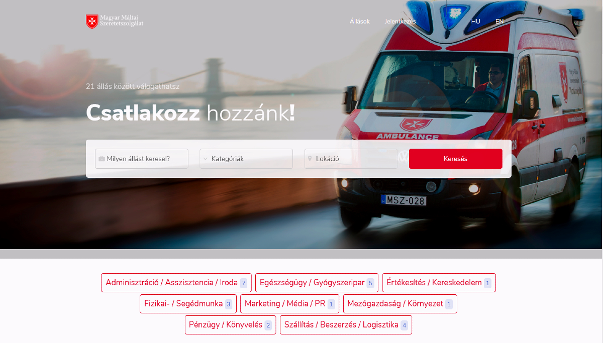 Ha szeretne a Máltai Szeretetszolgálat csapatához tartozni: hr.maltai.hu/jobs