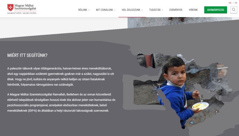 A Magyar Máltai Szeretetszolgálat nemzetközi segélyprogramjai