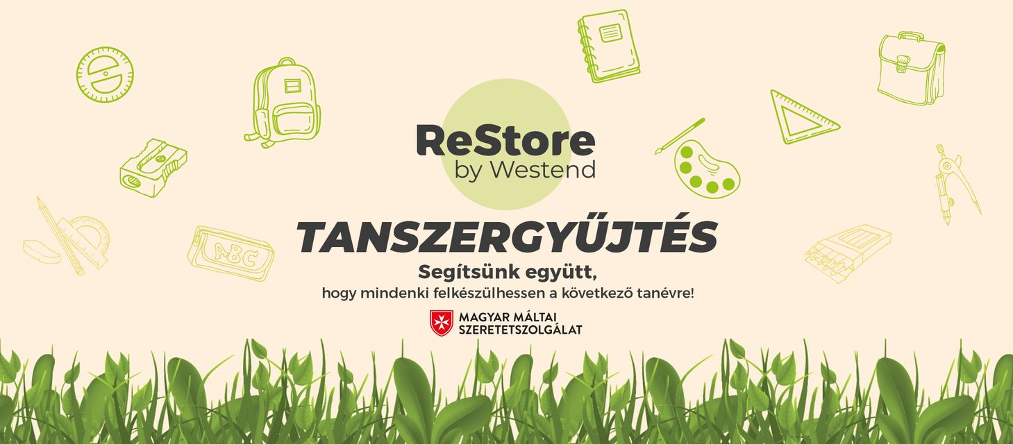 Legyen mindenkinek füzete és tolla a tanévkezdésre – tanszergyűjtést szervez a Westend