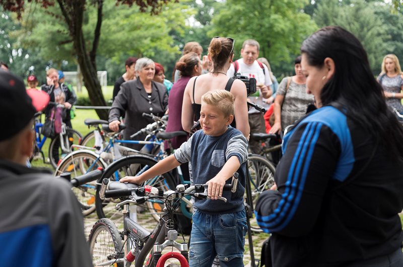 Hazafelé már kerékpárral mentek a kárpátaljai fiatalok